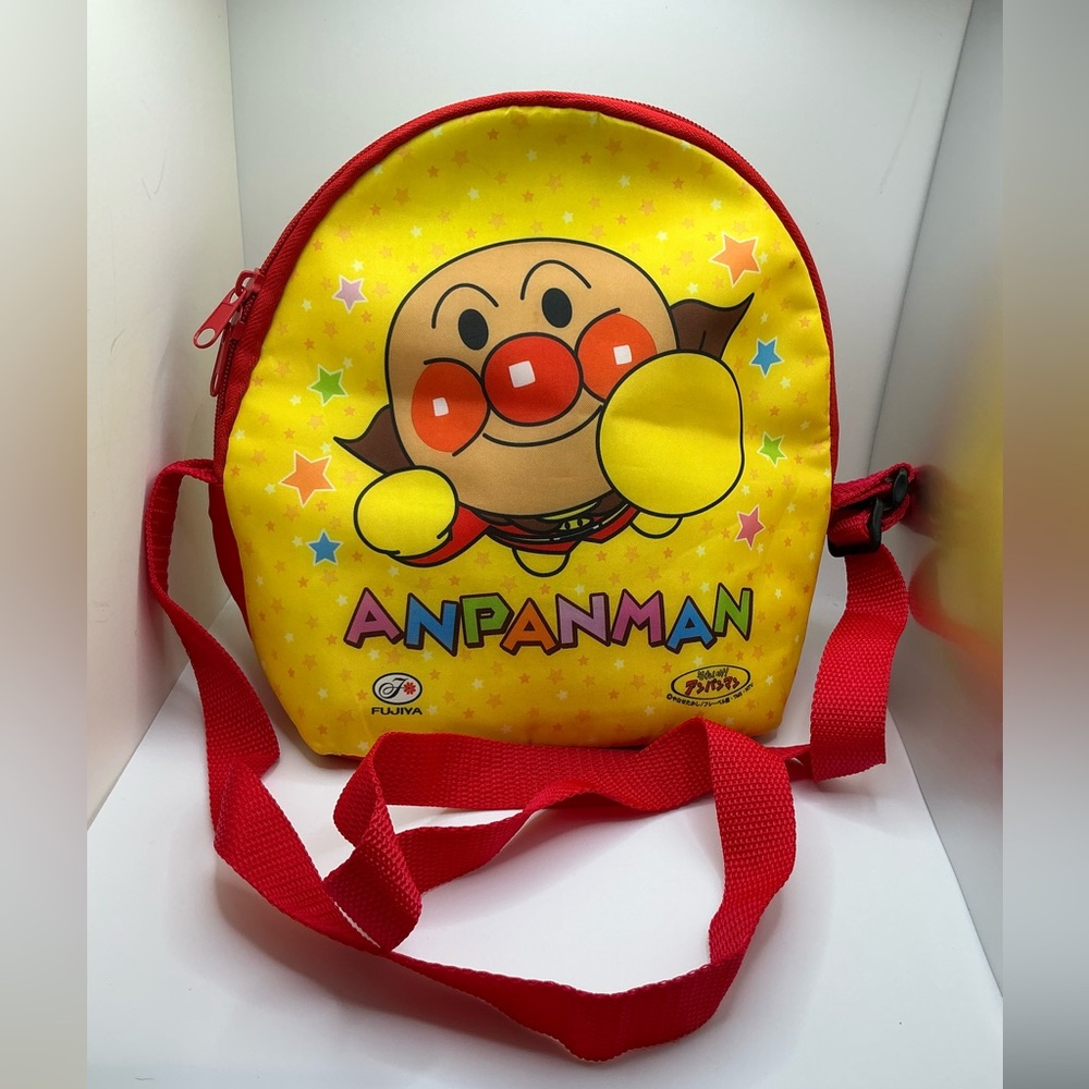 A Rare From Japan Fujiya Anpanman Lightweight Zip Lunchbox Lunch Bag
